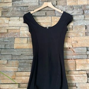 HM Black Zipper Dress